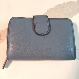 Michael Kors  Blue Leather Wallet/ Card Holder/Key Holder/ Coin Wallet